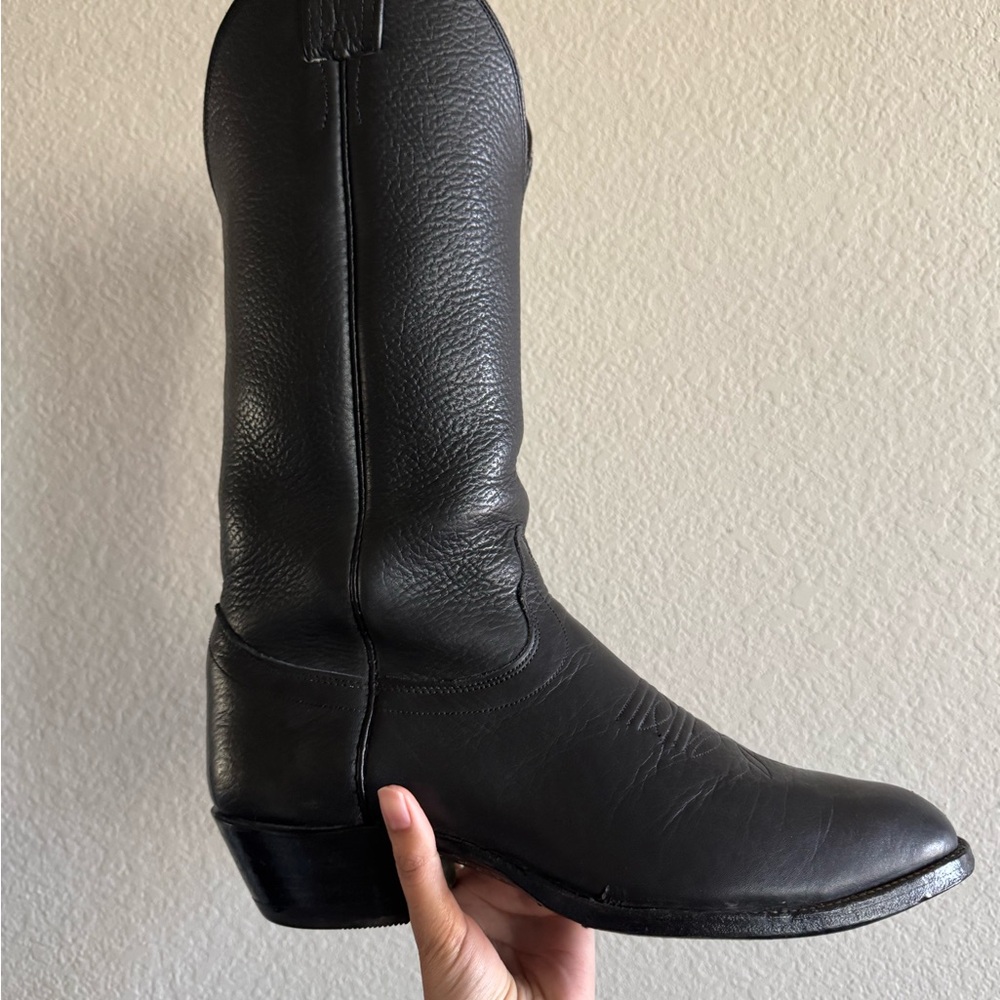 Olathe cowhide cowboy boots